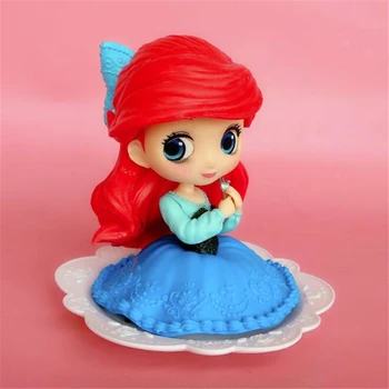 Disney Princess Cake Pokrivalo Otroci DIY Rojstni dan Torta Dekoracijo Sneg Bela morska deklica Pepelka Alice Sladica Dekor Stranka Dobave