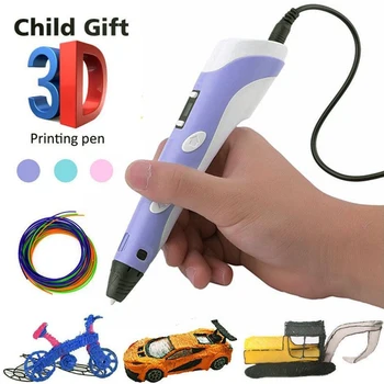 DIY 3D Pero 3D Tiskanje Pero 3 D Tiskalnik Pero S PLA Žarilno Smart 3D Risanje Pero Za Otroke Otrok Izobraževalne Igrače, Darila za Rojstni dan