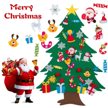 DIY Čutiti Božično Drevo Božično Dekoracijo Božiček Božič Drevo 2021 Novo Leto, Darila Za Otroke, Otroci Izobraževalne Igrače, Plovila,