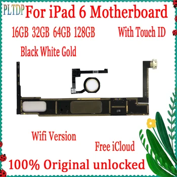 Dobro Preizkušen Za iPad 6 Zraka 2 A1566 Motherboard Wifi Različica Prvotne odkleni Za iPad 6 Zraka, 2/ne Dotikajte ID Logiko odbor