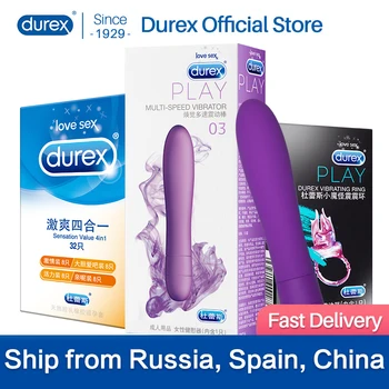 Durex Vibratorji Dildo G Spot Čarobno Palico Vibrator Iz Silikona, Vagine, Klitoris Užitek Obroč Kondomi Seks Masaža Igrače Za Ženske