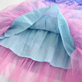 DXTON 2020 Baby Dekleta Obleke Poletje brez Rokavov Til Oblačenja Za Dekleta Princesa Stranka Otroški Kostumi Risanka Obleke Za Otroke
