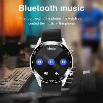 E1-2 Pametno Gledati Moške Bluetooth Klic po Meri Izbiranje Polni, Zaslon na Dotik, Nepremočljiva Smartwatch Za Android IOS Športna Fitnes Tracker
