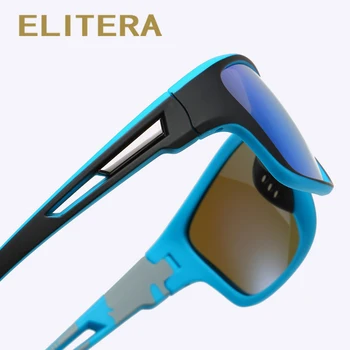 ELITERA Šport Polarizirana sončna Očala Za Moške, Ženske Klasičnih Kvadratnih Vožnja Šport sončna Očala Moški Modni Črni Odtenki UV400 Moške