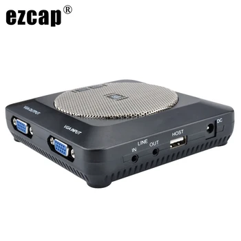 Ezcap289 1080P HDMI Predavanje Diktafon VGA Zajem Videa Vgrajen Mikrofon Mikrofon ZA Snemanje Predavanje Lekcije Konferenca, USB Diska