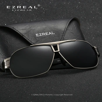 EZREAL HD Polarizirana sončna Očala Vožnje Moške UV400 Očala Vzoren Načrt Očala oculos Moški Kul Očala Pribor 8516