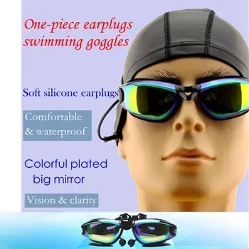 FEIUPE Kratkovidnost Recept Očala z Vodo Anti-fog Plavanje Očala Anti-UV obložene Vode dioptrije Ochelari Pisane Prevleka za Odrasle