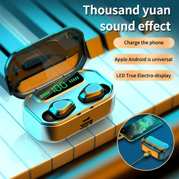 G20 Bluetooth 5.0 Slušalke Brezžične Slušalke Touch Kontrole Čepkov Nepremočljiva Šport Slušalke 3500mAh Slušalke za Pametni telefon