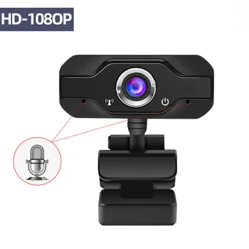 HD Webcam Vgrajeno Dvojno Mics Smart 1080P Spletna Kamera, USB Pro Tok Kamera za Namizni Prenosni računalniki, PC Igre Cam Za OS Windows10/8
