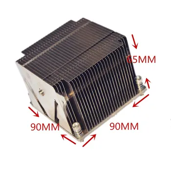 Heatsink CPU Hladilnik 2U 2011 pin CPU hlajenje Procesorja Kvadratnih strežnik Pasivni radiator 3 bakrene cevi hladilnega telesa