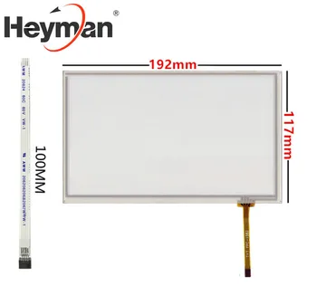 Heyman 8 inch Odpornost na zaslonu 192mm*116mm 192*117 originalni lastnoročni avtomobila, DVD-navigacije GPS, zaslon na dotik, plošča