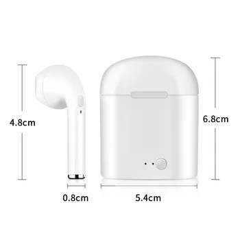 I7s tws slušalke Brezžične Slušalke Bluetooth 5.0 Ušesnih Čepkov Slušalke S Polnjenjem polje Slušalke Za vse pametne telefone