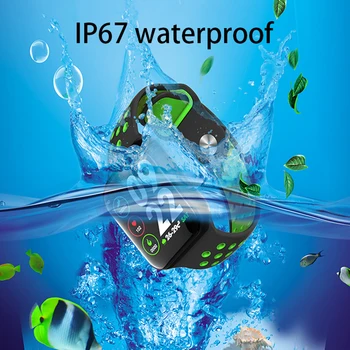 IP67 Nepremočljiva Šport Pametno Gledati Srčni utrip, Krvni Tlak Barvni Zaslon na Dotik, Bluetooth 4.0 Pametno Gledati