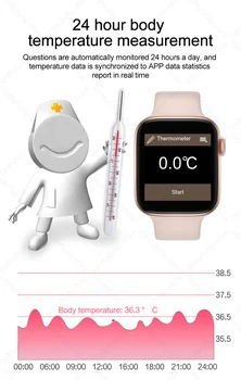 IWO 12 FT50 Smartwatch Ženske Moški Pametno gledati fitnes tracker športna zapestnica Srčni utrip nadzorovanja Temperature Za Android IOS IWO8