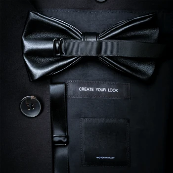 JEMYGINS 2020 blagovno znamko ročno izdelan načrt mens lok kravato rdeča črna modra pero lok broška gift box set svate uspešnosti darilo