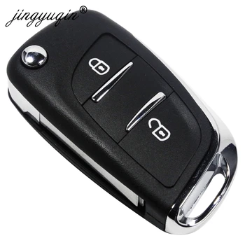 Jingyuqin 2/3 Gumbi Spremenjen Flip Avto ključ za Peugeot Partner 307 308 407 408 3008 VPRAŠATI/FSK 433MHz PCF7961 HU83/VA2 CE0536