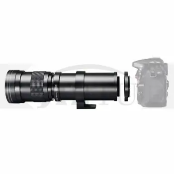 JINTU 420-800mm F/8.3-16 Telefoto Ročni Zoom Objektiv za Nikon D7100 D80 D90 D500 D5600 D5100 D3200 D7000 D7200 Digitalni Fotoaparat Al