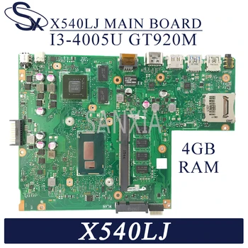 KEFU X540LJ Prenosni računalnik z matično ploščo za ASUS VivoBook F540LJ F540LA A540LJ A540L original mainboard 4 GB-RAM I3-4005U GT920M