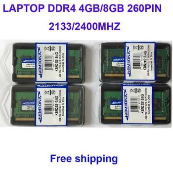 Kembona Laptop DDR4 4GB 8GB 16GB 4G, -8 G 16 G RAM Pomnilnika 2133mhz 2400mhz 2666mhz Memoria 260-pin SODIMM RAM Stick