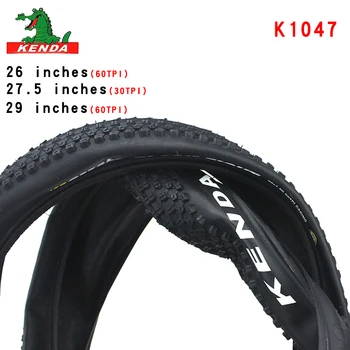 KENDA kolesarske pnevmatike K1047 26 27.5 29 cm 26*1.95 2.1 2.35 zložljivi 60TPI Jeklene žice 30TPI Mehko strani pnevmatike, mtb pnevmatike