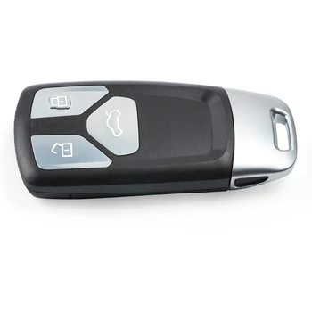 Keyecu Smart Remote Key Lupini Primeru Fob 3 Gumb za Audi TT A4 A5 S4 S5 V7 SQ7 2017 Up