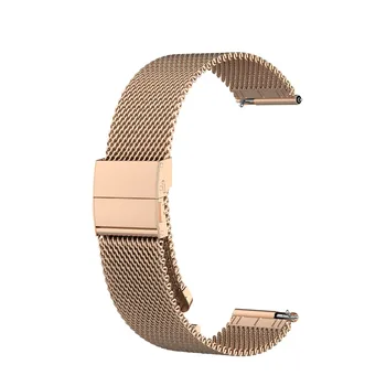 Kovinski Milanese Trak za Garmin Venu vivoactive 3 Vivomove HR Watch Band Zapestnica iz Nerjavečega Jekla Watchband Hitro Sprostitev 20 mm