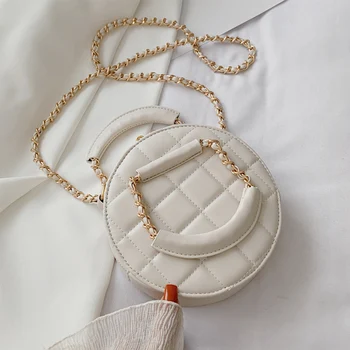 Krog vrečko modno oblikovanje ženske usnjena torba torba ženska messenger bag usnjene denarnice krog torbici luksuzni ženske sklopka