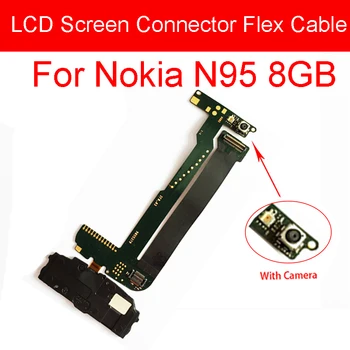 LCD Zaslon Priključek Flex Kabel Za Nokia N95 8GB Tipkovnica PCB Ravno pred Kamero LCD Flex Trak Za Nokia N95 Nadomestni Deli