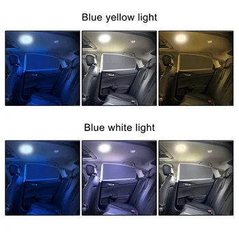 LED Avto Notranje zadeve Branje Svetlobe USB Auto Strešne Luči, Stropne luči Za Honda Jazz Mesto Državljanske Navdih Soglasju SSF CRV Odyssey Jade