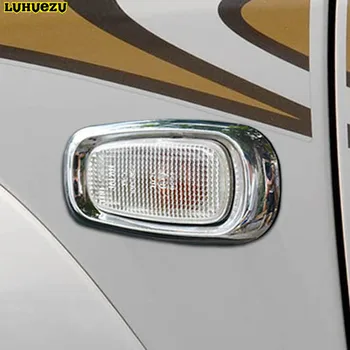Luhuezu ABS Kromiranega Strani Lučka za Kritje/Stran Trim/ Signalna luč Kritje Za Toyota Land Cruiser Prado FJ120 LC120 2003-2009 Dodatki