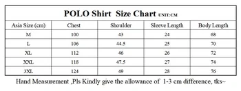 Majica Polo Moški 2020 Novih Moških Prosti čas, Moda Mozaik Barve, Kontrast Moški Polo Majica