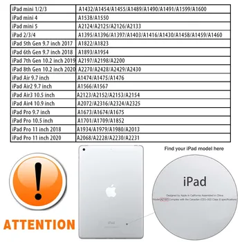 Marmor Vzorec Tablet Kritje velja za Apple IPad 8. 7./5. in 6./Zrak 1 2 3/Zrak 4 10.9