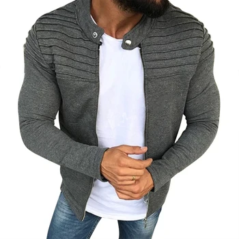 Meihuida Jeseni, Pozimi Plus Velikost Moških Slim Priložnostne Toplo Trdna Hooded Majica Plašč Suknjič Outwear Pulover