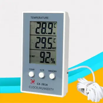 Mini Digital CX-201A LCD Zaprtih Priročno Temperaturni Senzor Vlažnosti Merilnik Termometer, Higrometer Merilnik whosale