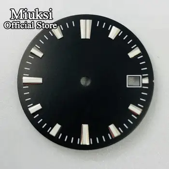 Miuksi 28.5 mm black sterilne watch izbiranje Fit Miyota 8205 8215 821A ETA 2836 2824 Mingzhu DG2813 3804 gibanja