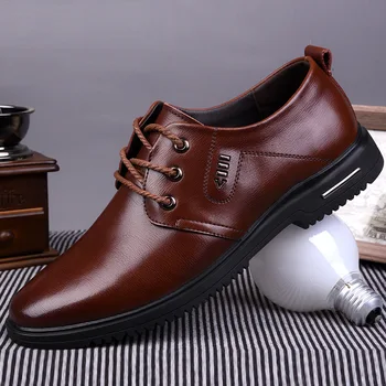 Moda novo pomlad jesen moške ravno priložnostne čevlji, čevlji za lahke udobno moška obutev modni Usnjeni loafers Čevlji