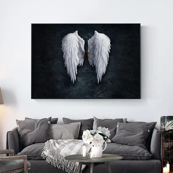 Moderni Angel Krila Steno Plakatov In Fotografij Povzetek Angel Pero Pop Art Platno Doma Dekor Slike Za Dnevno Sobo Cuadros