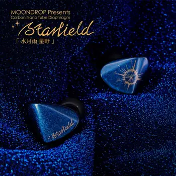 Moondrop Starfield Ogljikovih Nano Cevi Membrana Dinamične Slušalke Stoving Lakov, Pisane Hifi Glasbeni Monitor DJ Čepkov