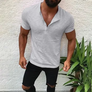 Moški Tshirt Spandex Fitnes Fitnes Oblačila Človek Vrhovi Tees T Shirt Za Moške Barva Tshirts več Barv, T-Shirt