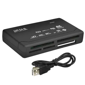 Multi USB 2,0 Card reader Plug & Play vse v enem Sim adapter 1 Pomnilniška Kartica XD SD MMC MS CF, SDHC TF Micro SD M2