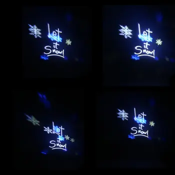 Nepremočljiva Božič Sneg Laser Snežinka Projektor LED Stopnji Svetlobe Stranka Luči Vrt Lučka na Prostem LED Vila Lučka Projekcija