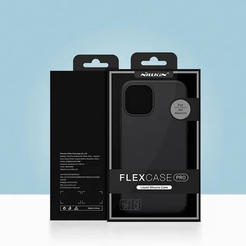 Nillkin Magnetno Ohišje za iPhone 12 Pro Max 12 Mini Primeru Flex Čisto Silikonski Magnetni Hrbtni Pokrovček Fit Magsafe Brezžični Polnilnik