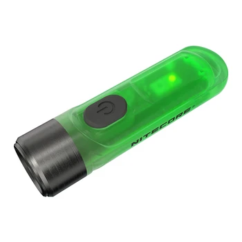 NITECORE TIKI GITD LED Svetilka 300LM + UV Lučka za Polnjenje Keychain Svetilka Sveti-v-temno Različica za Kampiranje na Prostem