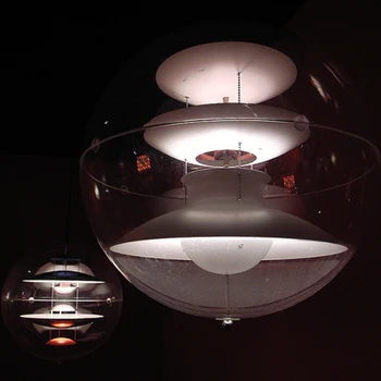 Nordijska Danish design Planet svetu pvc žogo obesek luči za hotel vila dnevni sobi visi svetilka napeljave, kuhinja svetilka