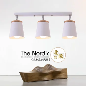 Nordijska sodobno minimalistično spalnica stropne svetilke ustvarjalne osebnosti študija soba oltarja masivnega lesa z dvojnim namenom stenske svetilke WF1015