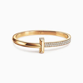 Nov slog zapestnica visoke kakovosti nakit sterling srebro S925 klasičnih diamantov svetlobno razkošje čar ženske stranka, poročna darila