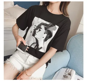 NOVA Moda, Visoke Kakovosti Poletje Vroče Prodajo Prosti čas Žensk Kratek Rokav Dihanje T-shirt