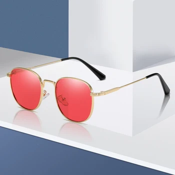Novo blagovno Znamko, Design, Modna sončna Očala Ženske Moški Kovinska sončna Očala Letnik Luksuzni Sunglass Očala UV400 Odtenki Oculos de sol