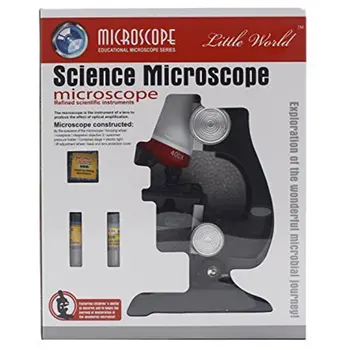 Novo Mikroskopom Komplet Lab LED 100X-400X-1200X Doma, Šole, Izobraževalne Igrače Darilo Rafinirano Biološki Mikroskop Za Otroke Otrok