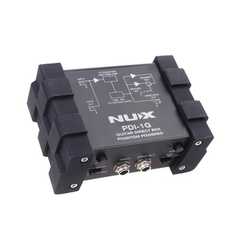 NUX PDI-1G Kitara Neposredno Vbrizgavanje Phantom Power Box Zvočni Mešalnik Par Iz Kompakten Design Kovinsko Ohišje